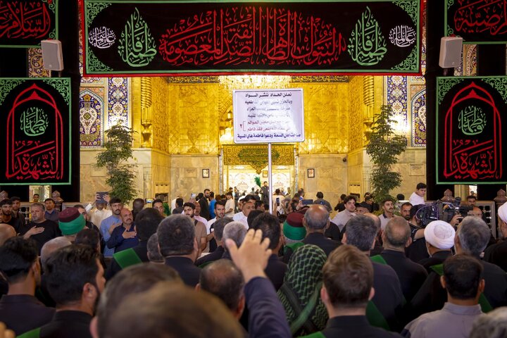 تقرير مصور/ خدمة العتبتين المقدستين يحيون ذكرى شهادة السيدة الزهراء (عليها السلام)