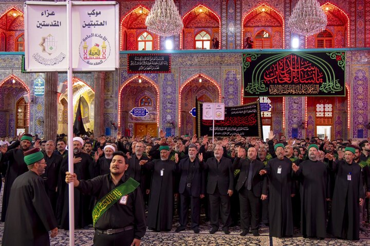 تقرير مصور/ خدمة العتبتين المقدستين يحيون ذكرى شهادة السيدة الزهراء (عليها السلام)