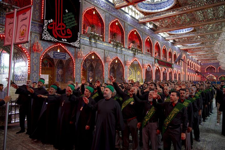 تقرير مصور/ خدمة العتبتين المقدستين يحيون ذكرى شهادة السيدة الزهراء (عليها السلام)