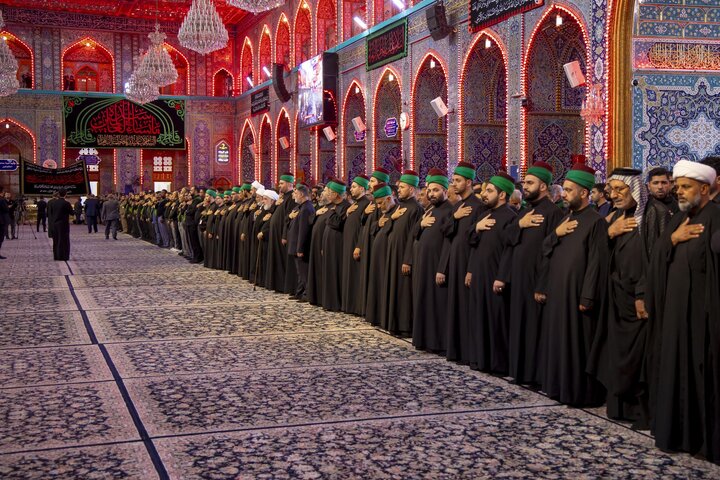 تقرير مصور/ خدمة العتبتين المقدستين يحيون ذكرى شهادة السيدة الزهراء (عليها السلام)