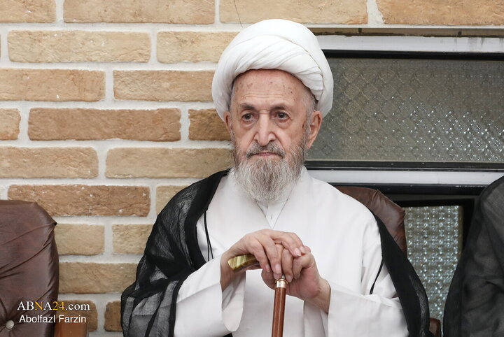 حضور مراجع، علما، روحانیون و مردم در بیت آیت الله شبیری زنجانی