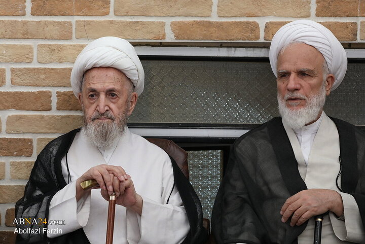 حضور مراجع، علما، روحانیون و مردم در بیت آیت الله شبیری زنجانی