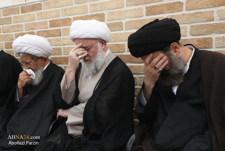 حضور مراجع، علما، روحانیون و مردم در بیت آیت الله شبیری زنجانی