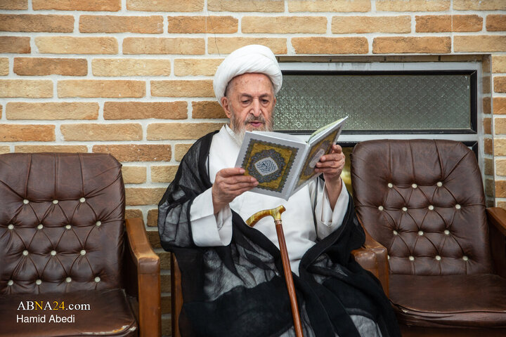 حضور مراجع، علما، روحانیون و مردم در بیت آیت الله شبیری زنجانی