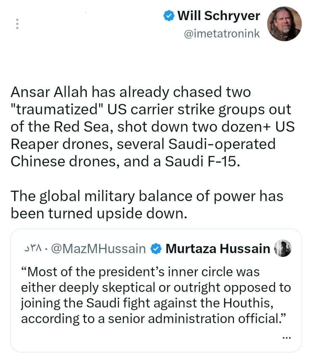 Nagbago ang balanse ng kapangyarihang militar