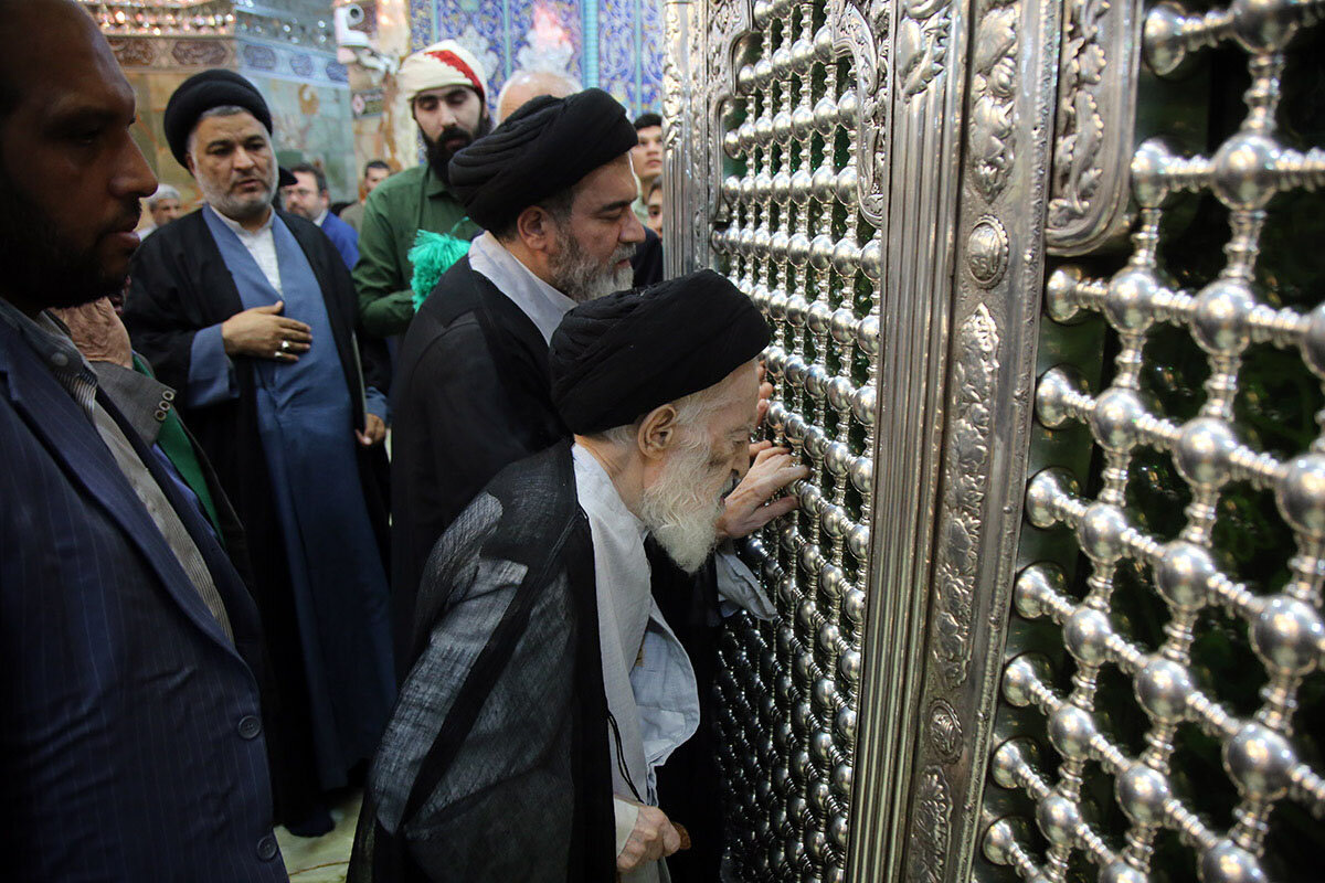 Rahoto Cikin Hotuna | Na Ziyarar Ƙarshe Ta Ayatullahil-Uzma Shubayri Zanjani A Haramin Sayyidah Ma’asuma (S.A)