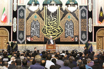 Photos: First mourning ceremony of Hazrat Masoumeh at Qom holy shrine