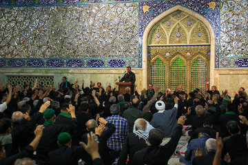 Photos: Mourning ceremonies of religious Hey'ats from Mashhad and Qom at Hazrat Masoumeh holy shrine