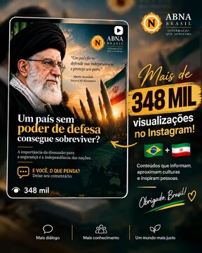 ABNA Brasil ultrapassa 348 mil visualizações no Instagram
