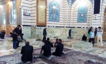 ویدیو | محل دفن آیت‌الله شبیری زنجانی در حرم مطهر حضرت معصومه(س)