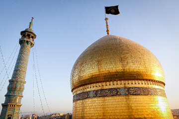 Photos: Flag-changing ceremony at Hazrat Masoumeh Holy Shrine