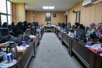 Fotos: Delegação da Frente das Mulheres da Resistência e da Virtude no Iraque se reúne com o secretário-geral da Assembleia Mundial AhlulBayt