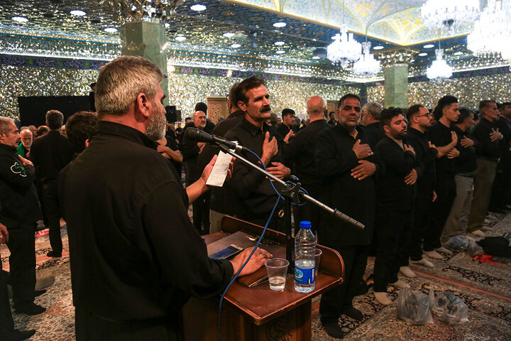 Photos: Mourning ceremonies of religious Hey'ats from Mashhad and Qom at Hazrat Masoumeh holy shrine