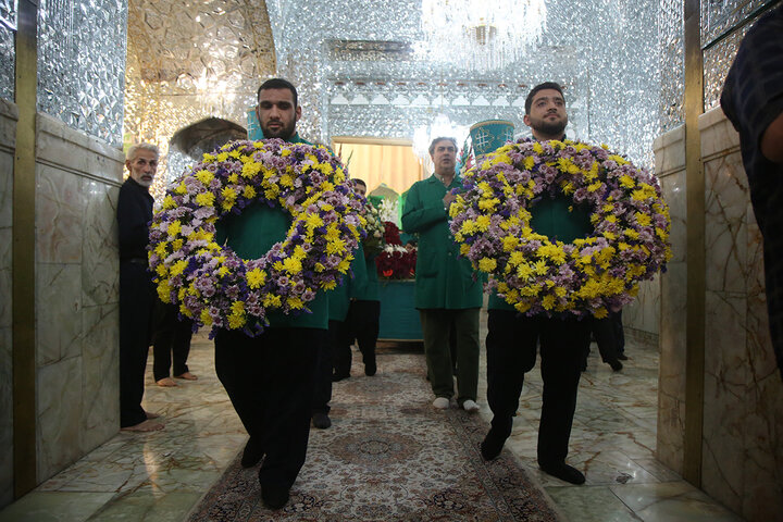 Photos: Mourning ceremonies of religious Hey'ats from Mashhad and Qom at Hazrat Masoumeh holy shrine