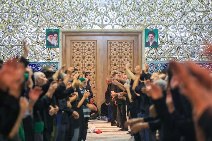 Photos: Mourning ceremonies of religious Hey'ats from Mashhad and Qom at Hazrat Masoumeh holy shrine