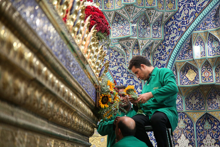 Photos: Mourning ceremonies of religious Hey'ats from Mashhad and Qom at Hazrat Masoumeh holy shrine