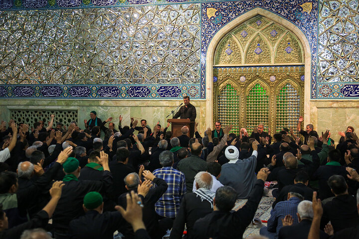 Photos: Mourning ceremonies of religious Hey'ats from Mashhad and Qom at Hazrat Masoumeh holy shrine