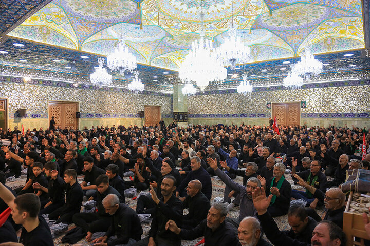 Photos: Mourning ceremonies of religious Hey'ats from Mashhad and Qom at Hazrat Masoumeh holy shrine