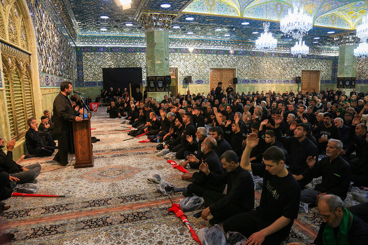 Photos: Mourning ceremonies of religious Hey'ats from Mashhad and Qom at Hazrat Masoumeh holy shrine