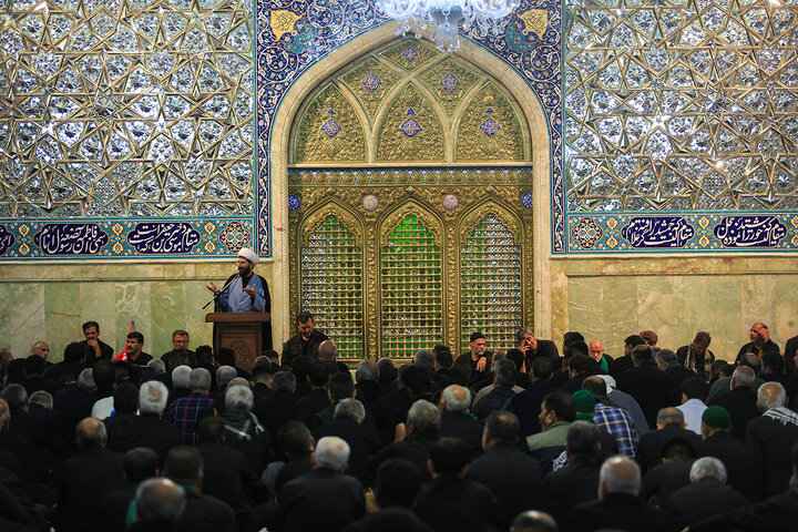 Photos: Mourning ceremonies of religious Hey'ats from Mashhad and Qom at Hazrat Masoumeh holy shrine