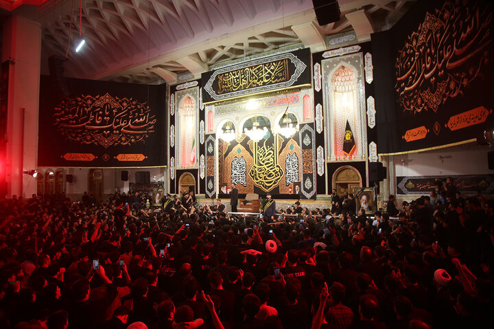 Photos: Enthusiastic mourning ceremony of younger generation on night of Hazrat Masoumeh's demise anniversary
