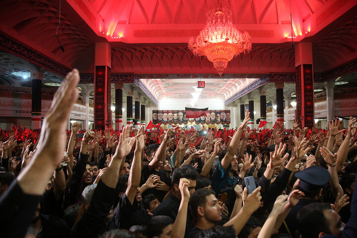Photos: Enthusiastic mourning ceremony of younger generation on night of Hazrat Masoumeh's demise anniversary