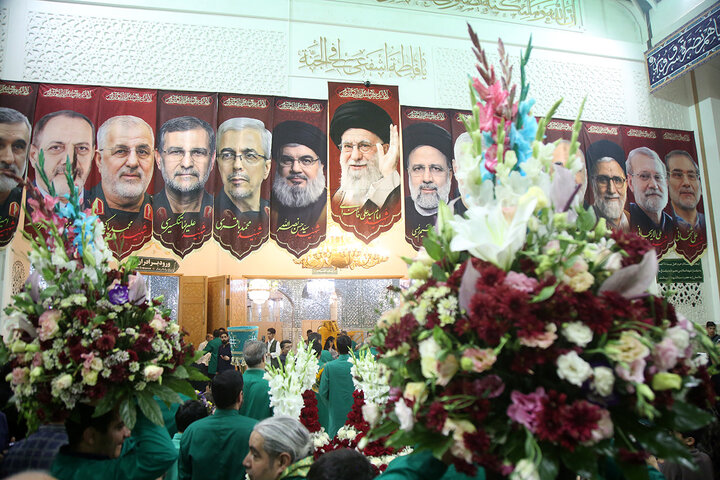 عزاداری هیئات مذهبی مشهد و قم در حرم حضرت معصومه(س)
