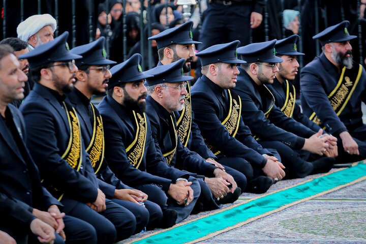 Photos: Flag-changing ceremony at Hazrat Masoumeh Holy Shrine