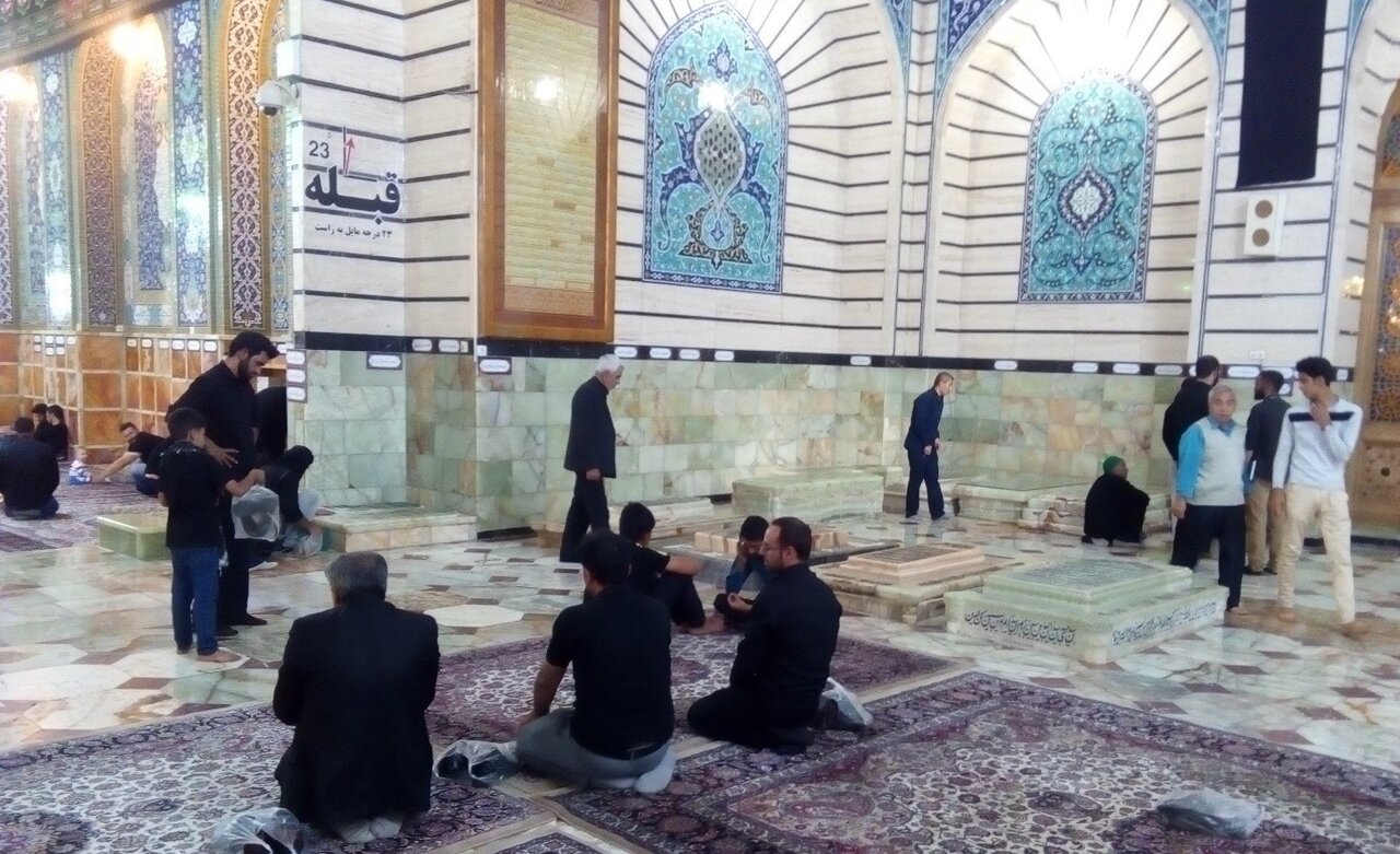 ویدیو | محل دفن آیت‌الله شبیری زنجانی در حرم مطهر حضرت معصومه(س)