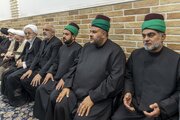 تقرير مصور/ وفد العتبة العباسية المقدسة في مدينة قم يقدم التعازي بوفاة آية الله الشبيري الزنجاني (ره)
