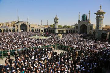 مراسم تشییع پیکر آیت‌الله العظمی سید موسی شبیری زنجانی