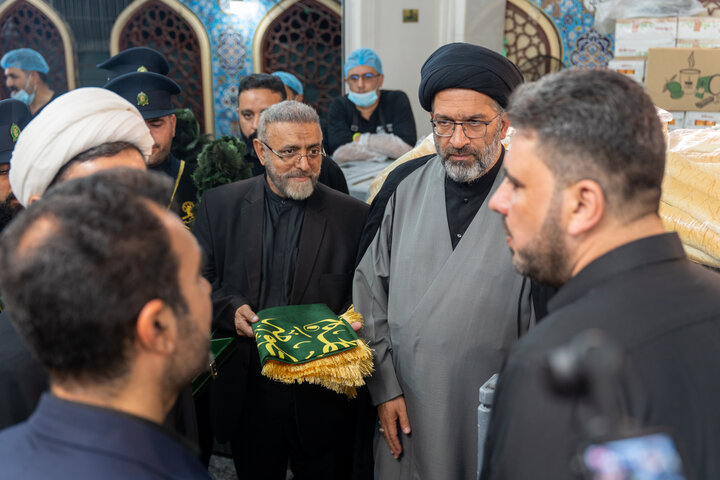 تقدیر از مواکب ایام رحلت بانوی کرامت توسط مسئولان حرم مطهر