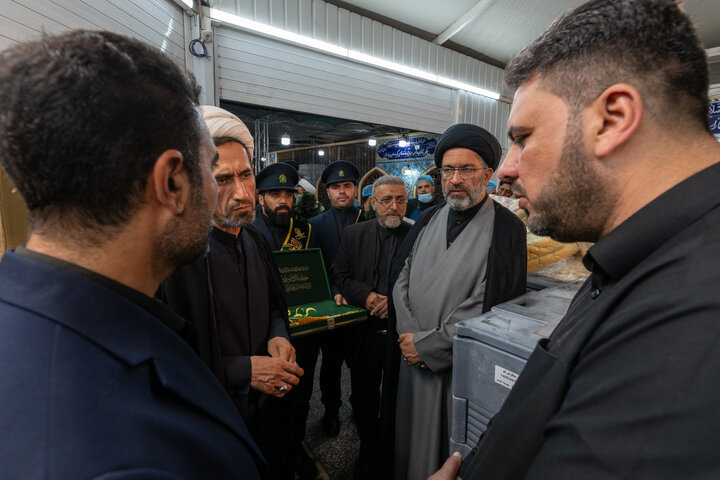 تقدیر از مواکب ایام رحلت بانوی کرامت توسط مسئولان حرم مطهر