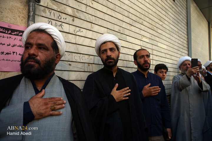 مراسم تشییع پیکر آیت‌الله العظمی سید موسی شبیری زنجانی