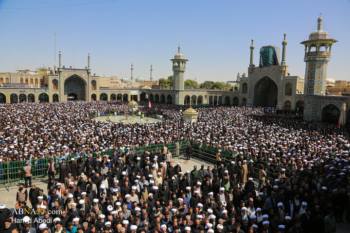 مراسم تشییع پیکر آیت‌الله العظمی سید موسی شبیری زنجانی