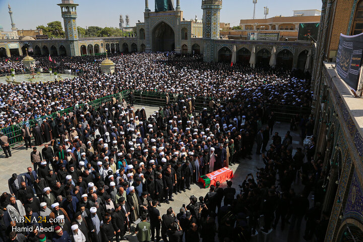 مراسم تشییع پیکر آیت‌الله العظمی سید موسی شبیری زنجانی