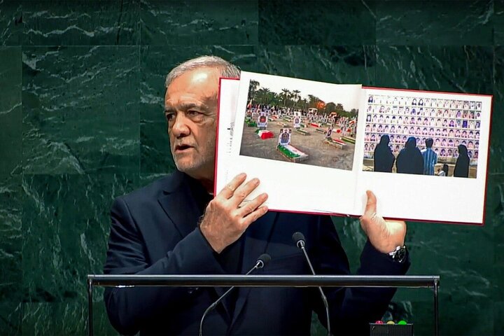 Pezeshkian: Ba Za Mu Iya Yin Magana Kan Zaman Lafiya Amma Mu Yi Watsi Da Falasɗinu Ba