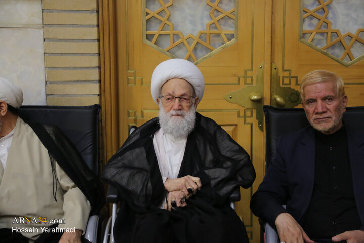 مراسم بزرگداشت رحلت آیت‌الله شبیری زنجانی در حرم حضرت فاطمه معصومه(س)