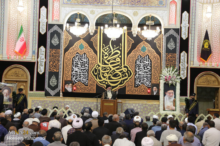 مراسم بزرگداشت رحلت آیت‌الله شبیری زنجانی در حرم حضرت فاطمه معصومه(س)