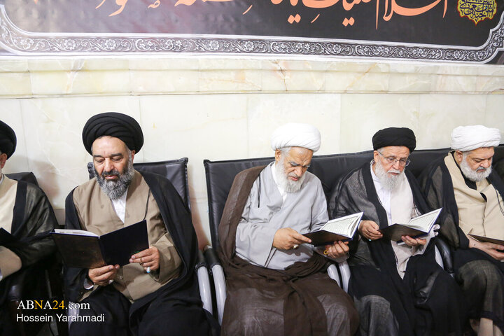 مراسم بزرگداشت رحلت آیت‌الله شبیری زنجانی در حرم حضرت فاطمه معصومه(س)