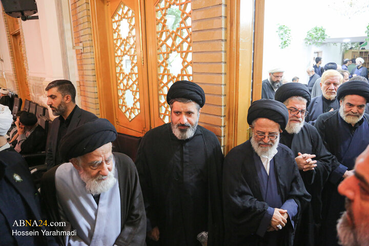 مراسم بزرگداشت رحلت آیت‌الله شبیری زنجانی در حرم حضرت فاطمه معصومه(س)