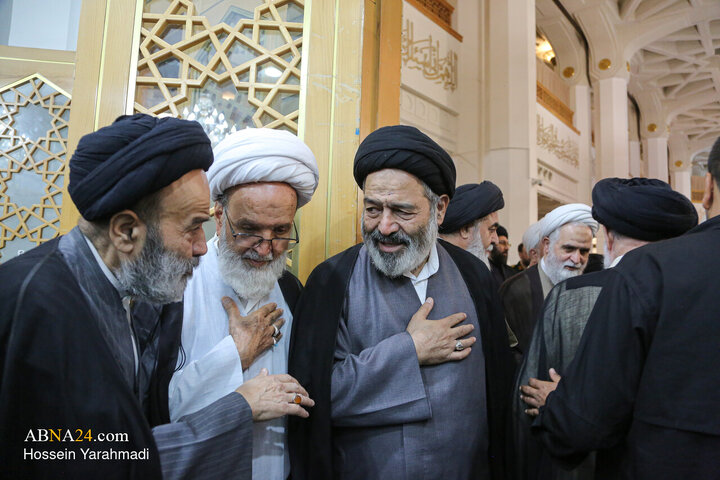 مراسم بزرگداشت رحلت آیت‌الله شبیری زنجانی در حرم حضرت فاطمه معصومه(س)