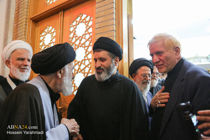 مراسم بزرگداشت رحلت آیت‌الله شبیری زنجانی در حرم حضرت فاطمه معصومه(س)