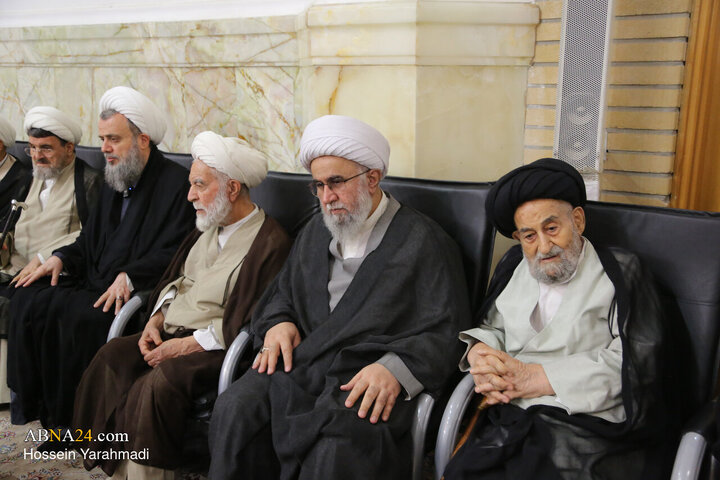 مراسم بزرگداشت رحلت آیت‌الله شبیری زنجانی در حرم حضرت فاطمه معصومه(س)