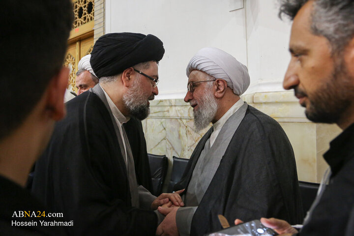 مراسم بزرگداشت رحلت آیت‌الله شبیری زنجانی در حرم حضرت فاطمه معصومه(س)