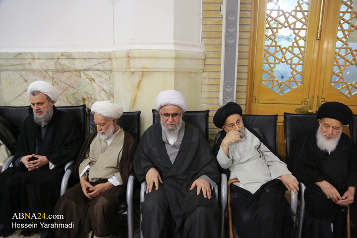 مراسم بزرگداشت رحلت آیت‌الله شبیری زنجانی در حرم حضرت فاطمه معصومه(س)