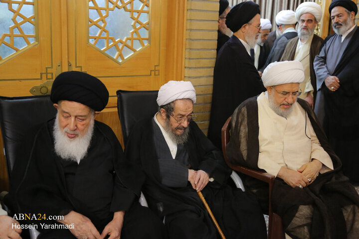 مراسم بزرگداشت رحلت آیت‌الله شبیری زنجانی در حرم حضرت فاطمه معصومه(س)