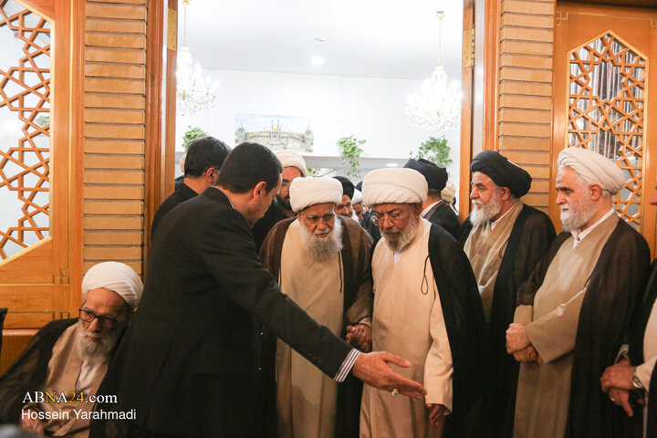 مراسم بزرگداشت رحلت آیت‌الله شبیری زنجانی در حرم حضرت فاطمه معصومه(س)