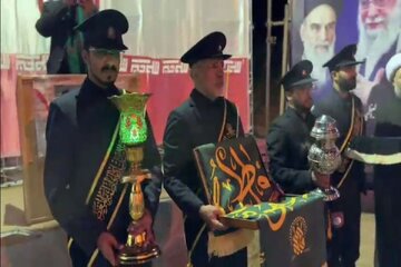 ویدیو | حضور سفیران کریمه در روستای دستگرد قم در شب رحلت حضرت معصومه(س)