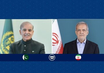 نیویارک میں ایرانی صدر اور شہباز شریف کی ملاقات